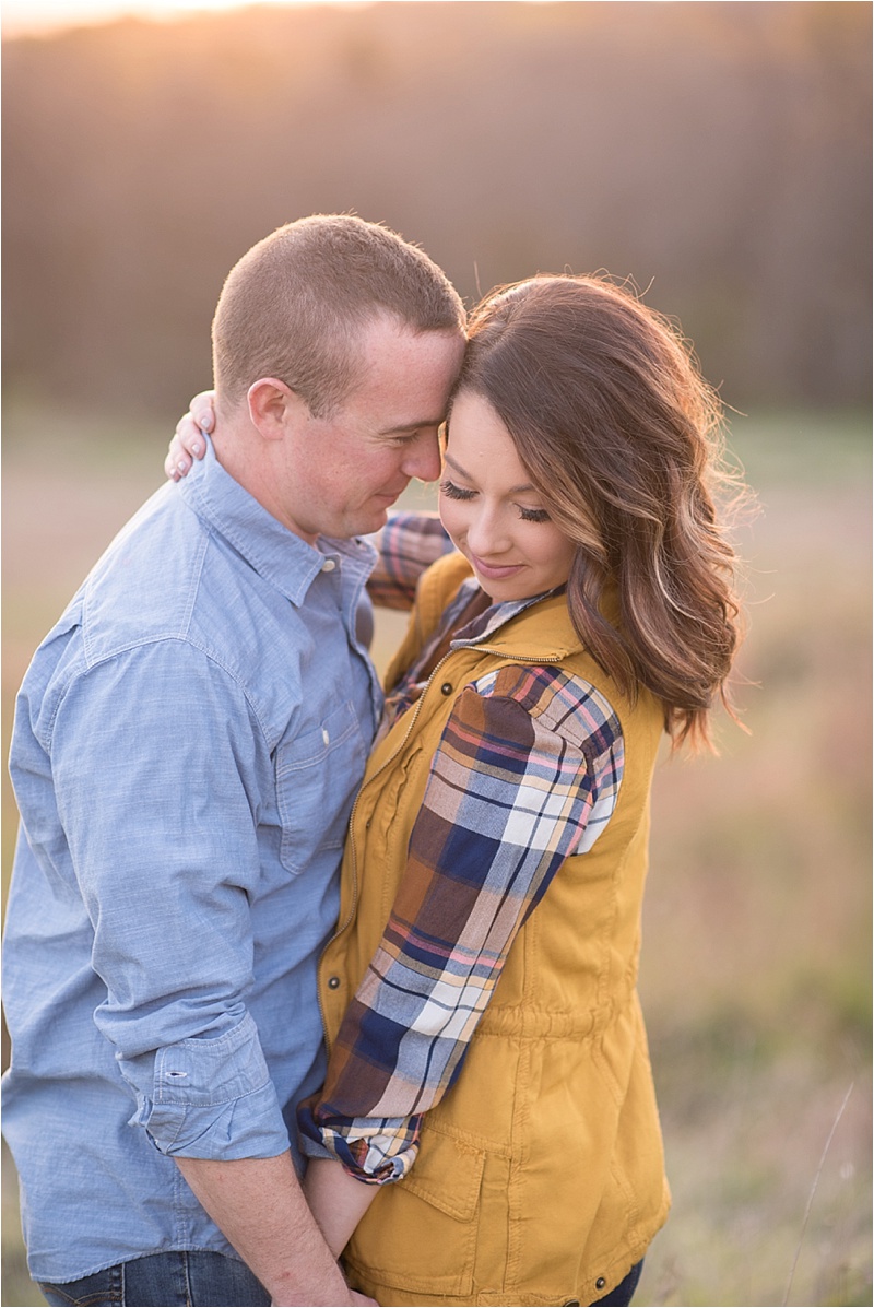 Plaid outdoor engagement