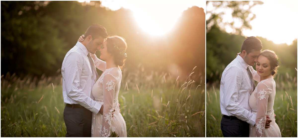 relaxed bohemian inspired wedding portraits