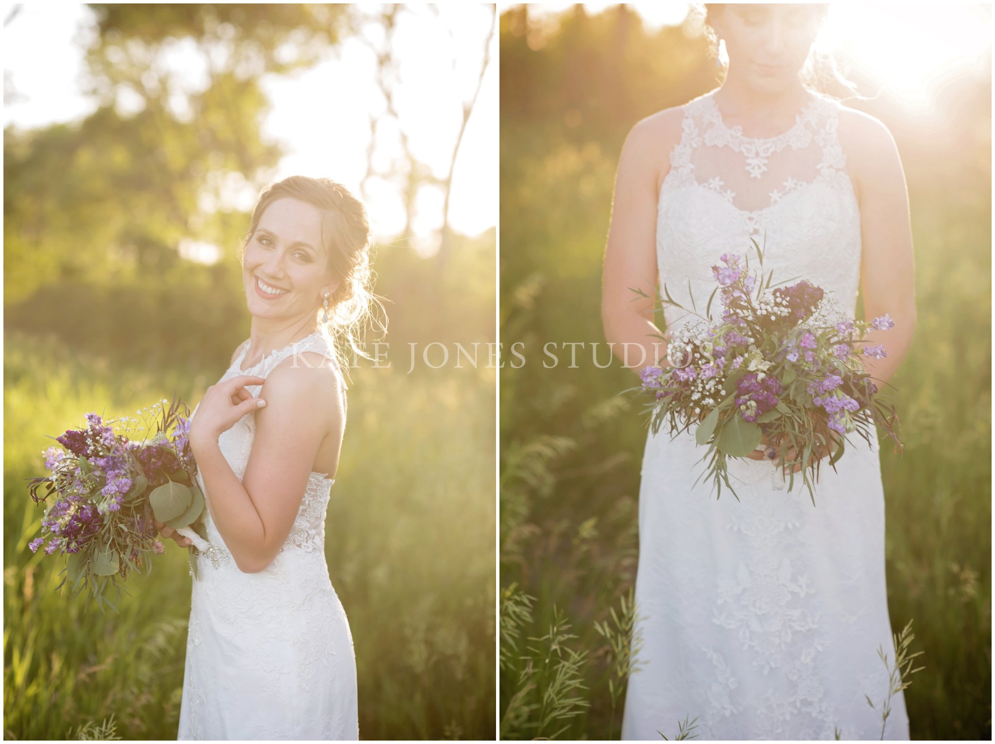 lavender and violet wedding