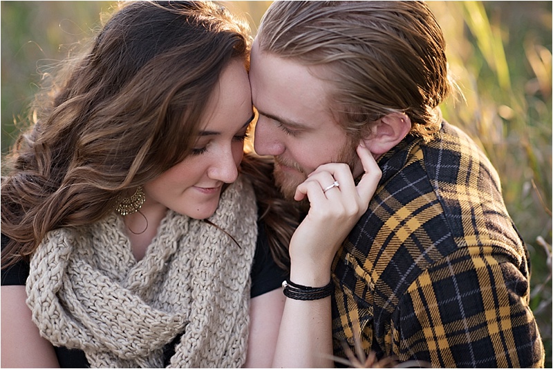 Fall engagement photography