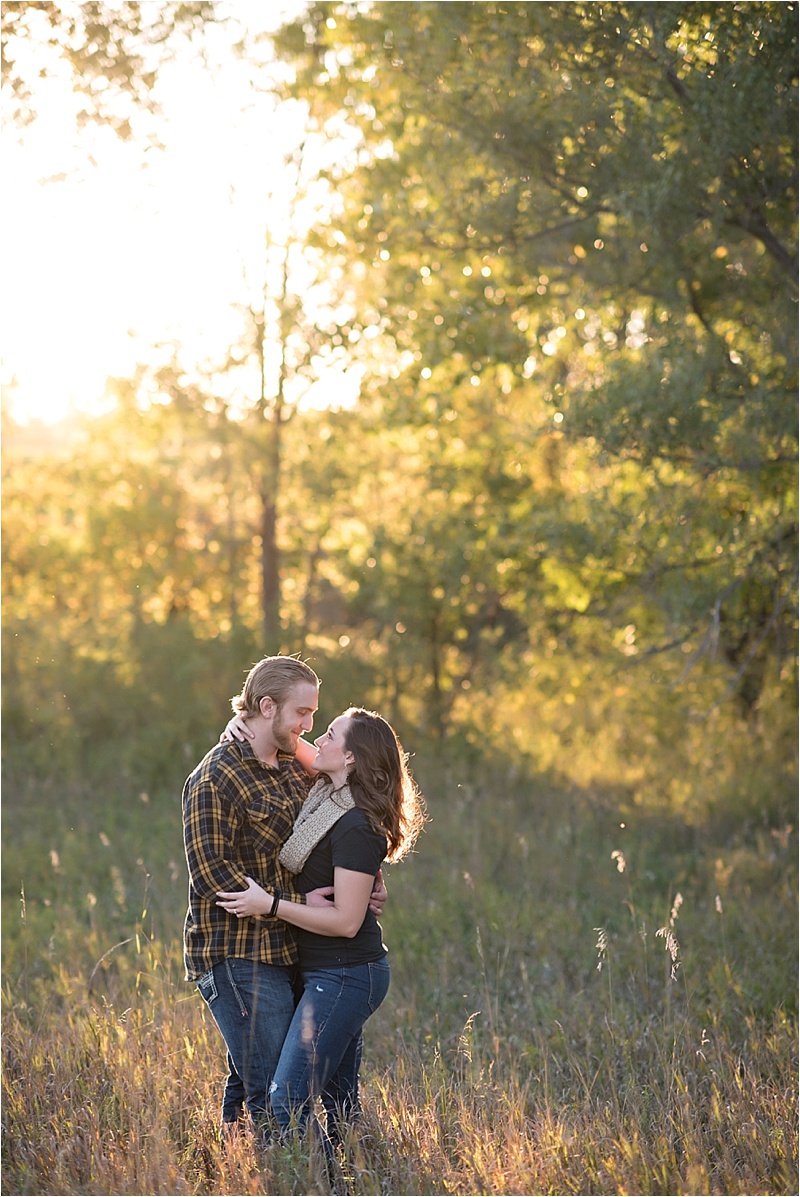 Couple's fall engagement photography