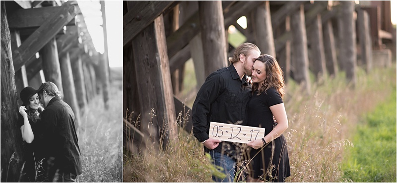 Save the date engagement photography