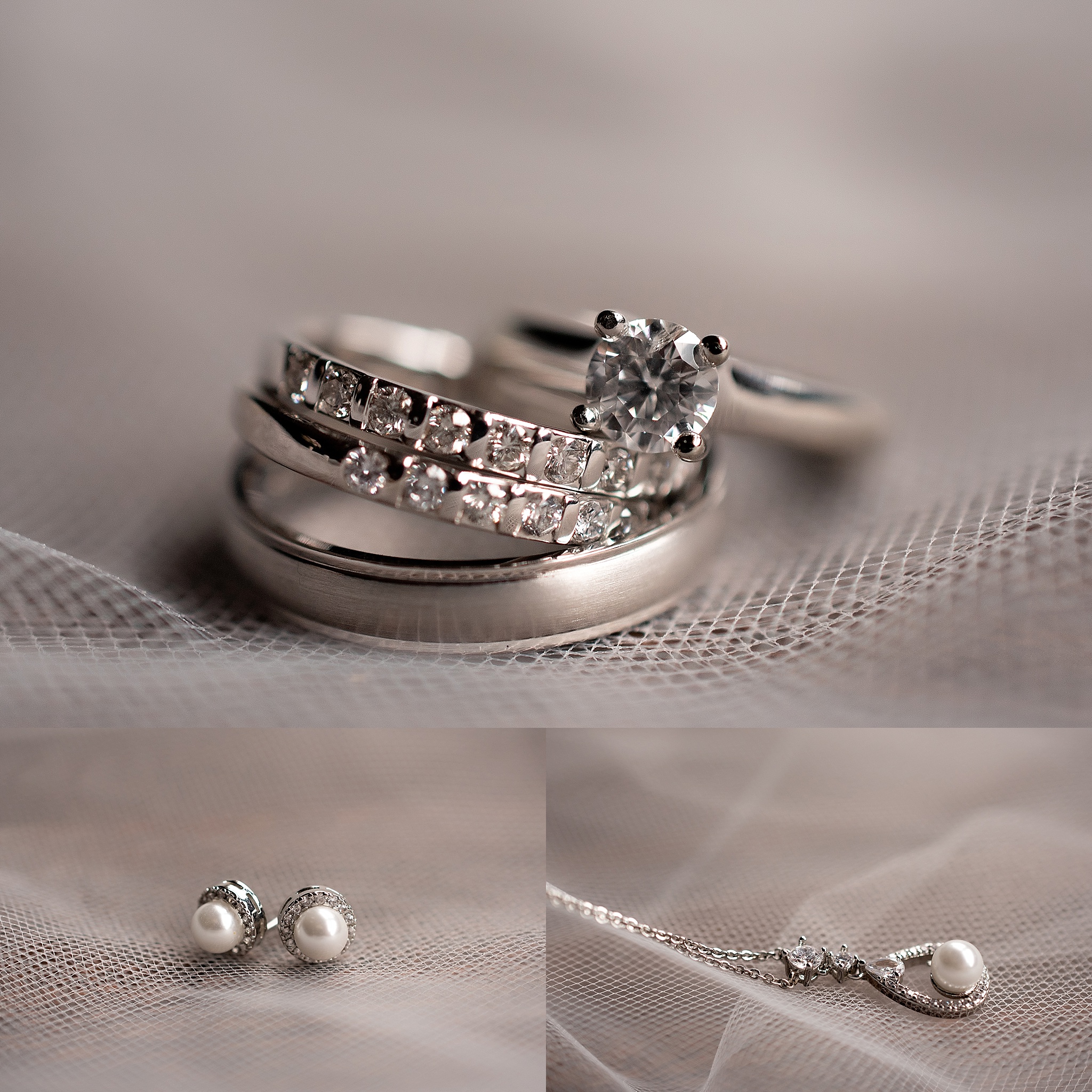 platinum wedding set princess cut engagement ring
