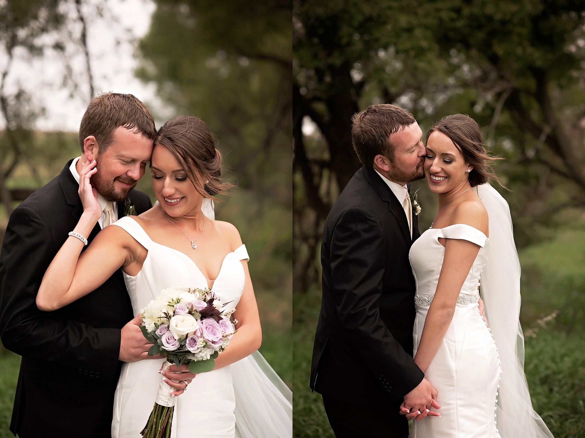 intimate outdoor bridal portraits