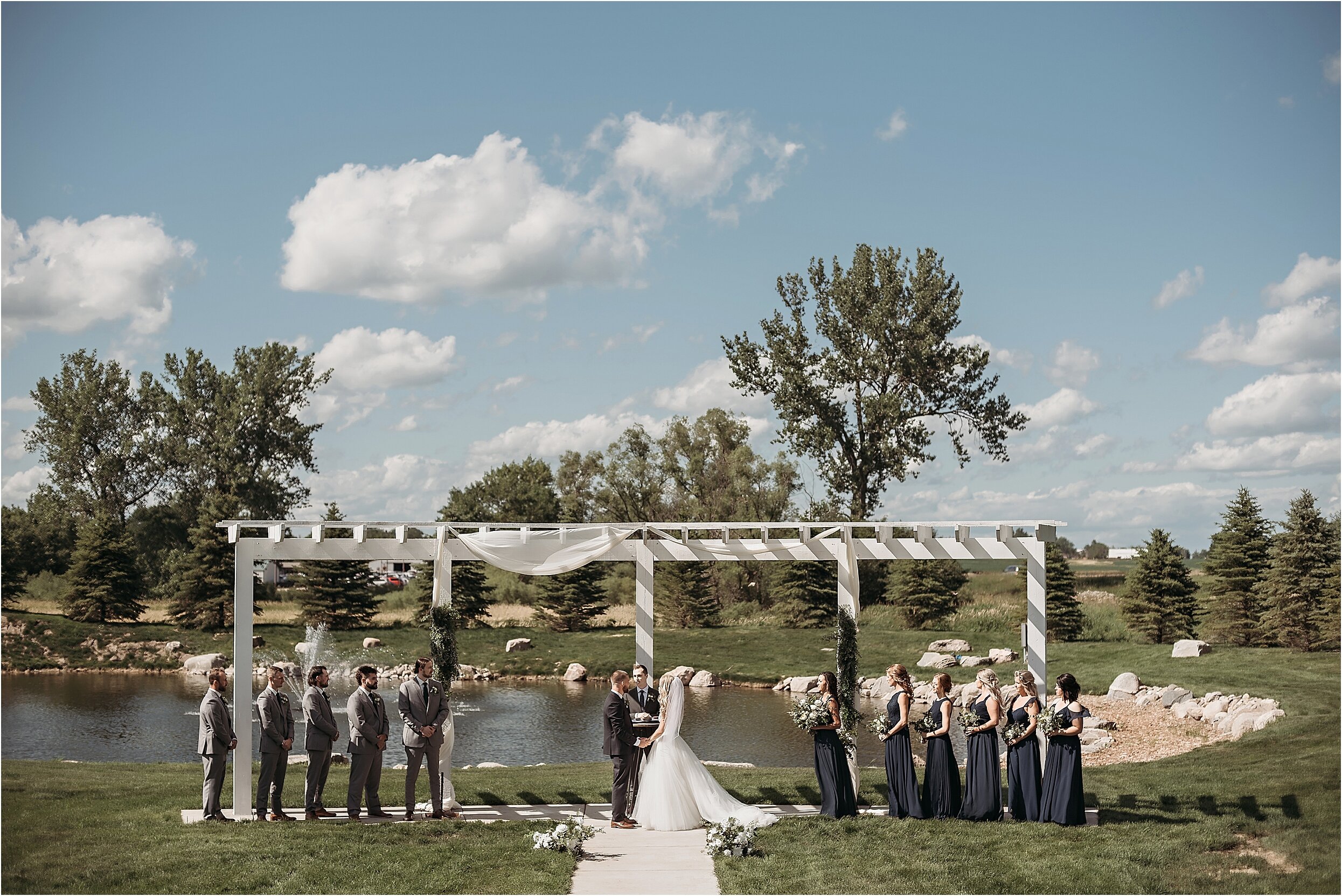 outdoor south dakota wedding ceremony