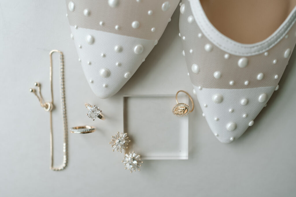 Wedding day details styled at The Atrium at Blue Haven